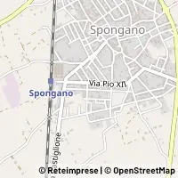 Hartă Spongano
