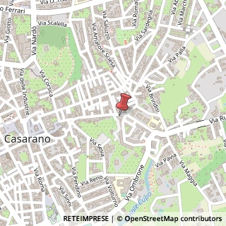 Mappa Via L. Capozza, 2, 73042 Casarano, Lecce (Puglia)