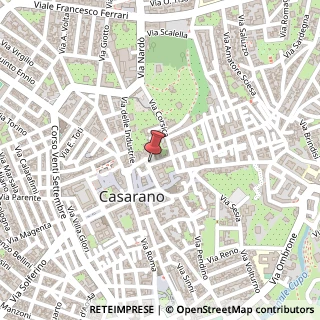 Mappa Piazza Giuseppe Garibaldi, 14, 73042 Casarano, Lecce (Puglia)
