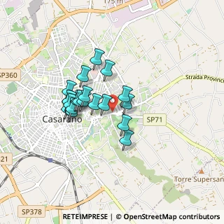 Mappa Via Ruffano, 73042 Casarano LE, Italia (0.7255)
