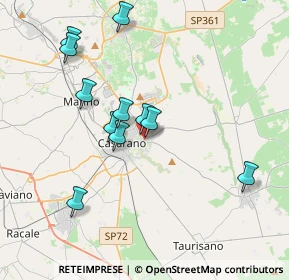 Mappa SP 71, 73042 Casarano LE (3.87455)