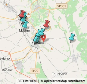 Mappa SP 71, 73042 Casarano LE (3.99267)