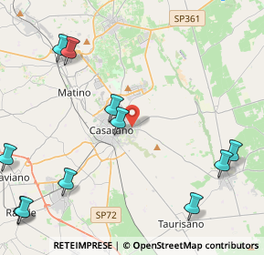 Mappa SP 71, 73042 Casarano LE (6.31818)