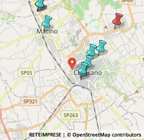 Mappa Via Elsa Morante, 73042 Casarano LE, Italia (2.6875)