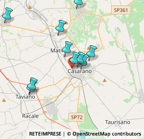 Mappa Via Elsa Morante, 73042 Casarano LE, Italia (4.31727)