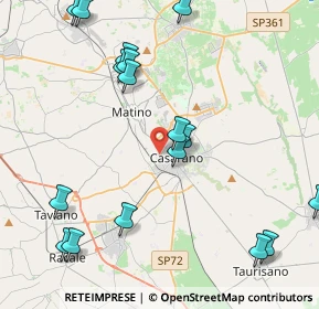 Mappa Via Elsa Morante, 73042 Casarano LE, Italia (5.54471)