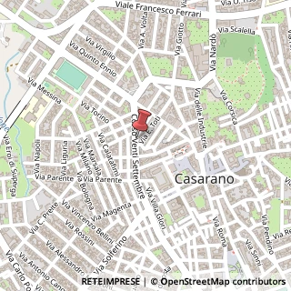 Mappa Corso XX Settembre, 230, 73042 Casarano, Lecce (Puglia)