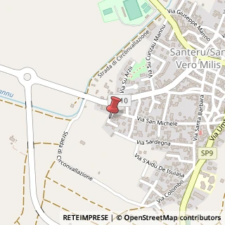Mappa Via S. Giuseppe, 5, 09070 San Vero Milis OR, Italia, 09070 Milis, Oristano (Sardegna)