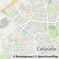 Mapa Casarano