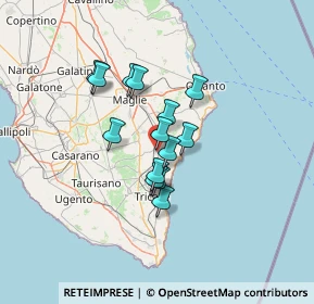 Mappa Via S. Giorgio, 73038 Spongano LE, Italia (10.08)