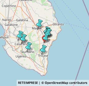 Mappa Via S. Giorgio, 73038 Spongano LE, Italia (9.325)