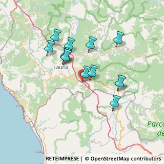 Mappa Contrada Galdo Zona Pip, 85044 Lauria PZ, Italia (7.04923)