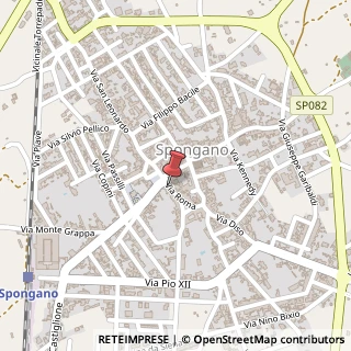Mappa Via Roma, 6, 73038 Spongano, Lecce (Puglia)