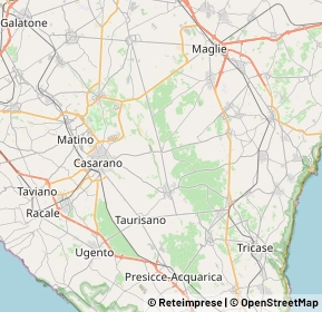Mappa 73040 Supersano LE, Italia (8.604)