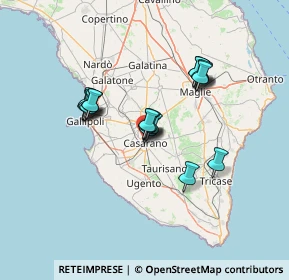 Mappa Via Benedetto Croce, 73042 Casarano LE, Italia (11.78368)