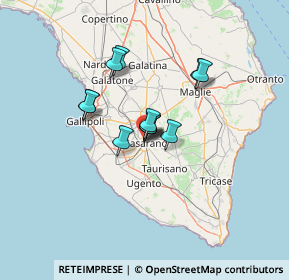 Mappa Via Benedetto Croce, 73042 Casarano LE, Italia (9.24583)