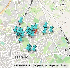 Mappa Via Umbria, 73042 Casarano LE, Italia (0.3935)