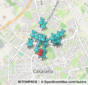 Mappa Viale, 73042 Casarano LE, Italia (0.283)