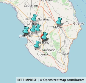 Mappa Viale, 73042 Casarano LE, Italia (10.355)