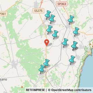 Mappa Via Vicinale Murta, 73030 Surano LE, Italia (4.75917)