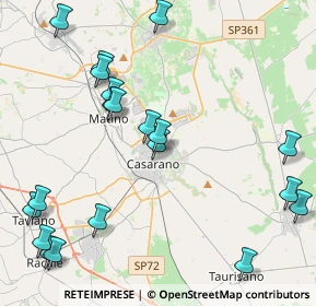 Mappa Via Cristoforo Colombo, 73042 Casarano LE, Italia (5.6815)