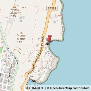 Mappa Sp358, 73030 Castro, Lecce (Puglia)