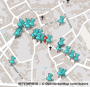 Mappa Piazza Bacile, 73038 Spongano LE, Italia (0.12857)