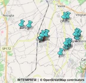 Mappa Piazza Bacile, 73038 Spongano LE, Italia (1.958)