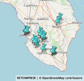 Mappa Via Alessandro Volta, 73042 Casarano LE, Italia (10.32563)