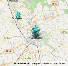 Mappa Via Alessandro Volta, 73042 Casarano LE, Italia (0.86)