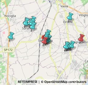 Mappa Via Risorgimento, 73038 Spongano LE, Italia (1.655)