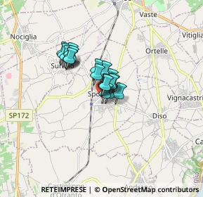Mappa Via Risorgimento, 73038 Spongano LE, Italia (1.0245)