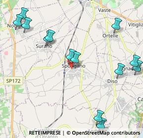Mappa Via Risorgimento, 73038 Spongano LE, Italia (2.86462)