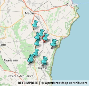 Mappa Via Risorgimento, 73038 Spongano LE, Italia (5.74)