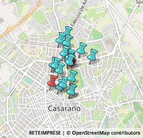 Mappa Via Scalelle, 73042 Casarano LE, Italia (0.2685)