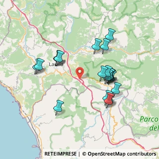 Mappa Contrada Galdo Zona Industriale, 85044 Lauria PZ, Italia (7.7785)