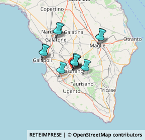 Mappa Via delle Industrie, 73042 Casarano LE, Italia (9.26333)