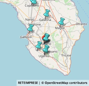 Mappa Via delle Industrie, 73042 Casarano LE, Italia (11.445)