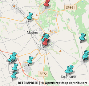 Mappa Via delle Industrie, 73042 Casarano LE, Italia (5.647)