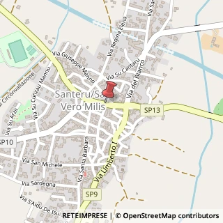 Mappa Via Margherita di Savoia, 56, 09070 San Vero Milis, Oristano (Sardegna)