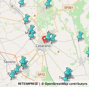 Mappa 73042 Casarano LE, Italia (6.06)