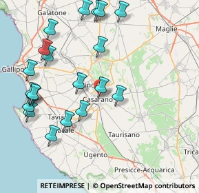 Mappa 73042 Casarano LE, Italia (10.079)