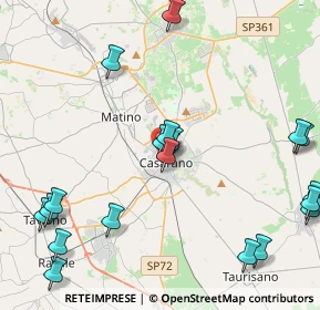 Mappa Strada statale, 73042 Casarano LE, Italia (5.6555)