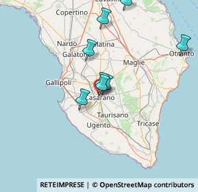 Mappa Via Vecchia Matino, 73042 Casarano LE, Italia (20.38818)