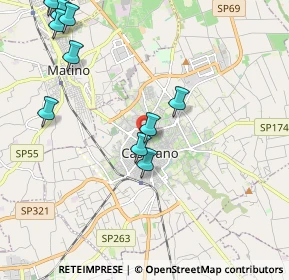Mappa Via Vecchia Matino, 73042 Casarano LE, Italia (2.74364)