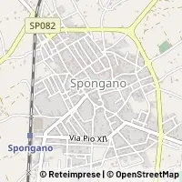 Hartă Spongano