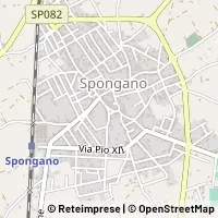 Hartă Spongano