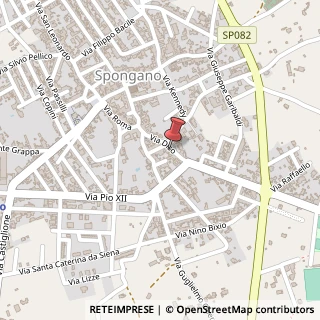 Mappa Via Diso, 36, 73038 Spongano, Lecce (Puglia)