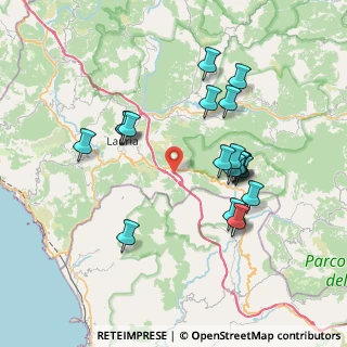 Mappa CONTR.GALDO, 85044 Lauria PZ, Italia (7.7455)