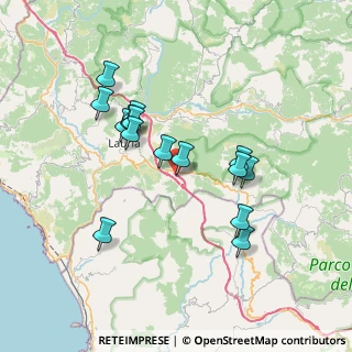 Mappa Viadotto Campo del Galdo, 85044 Lauria PZ, Italia (7.18)